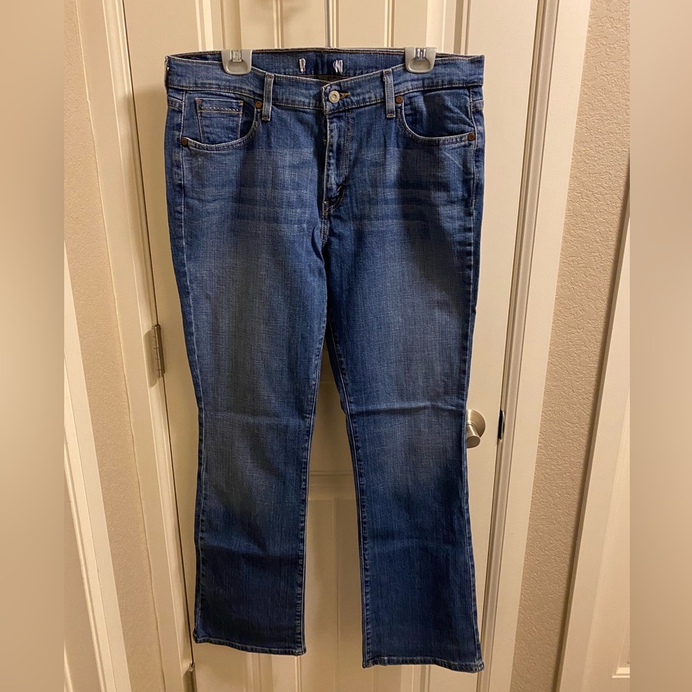 Levis Jeans 14 L Stretch Boot Cut Blue Denim Bootcut 14L - Picture 1 of 9